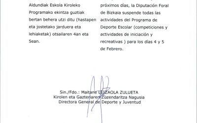 KROS ABADIÑO SUSPENDITUTA – EUSKADIKO TXAPELKETA KROS MOTZA IGANDEKO 5ean LAZKAON