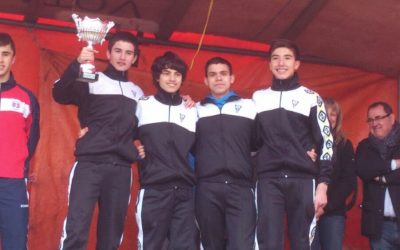 Los juveniles del C.A Barakaldo campeones de Bizkaia de Cros por Clubs