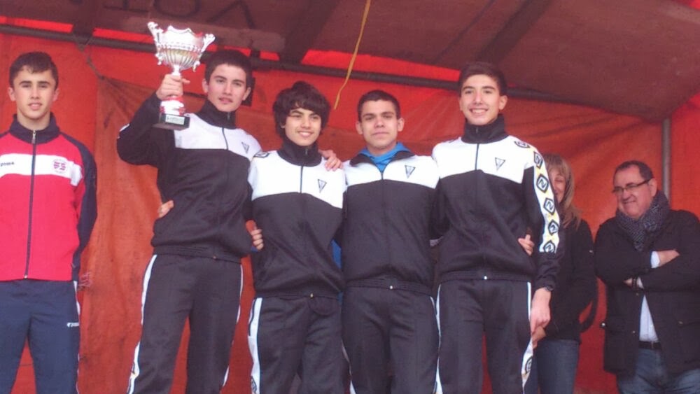 Los juveniles del C.A Barakaldo campeones de Bizkaia de Cros por Clubs
